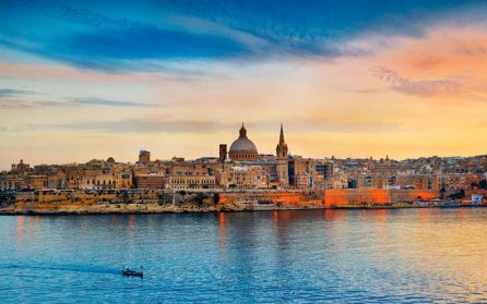 Vandring norra Malta, Valetta  image